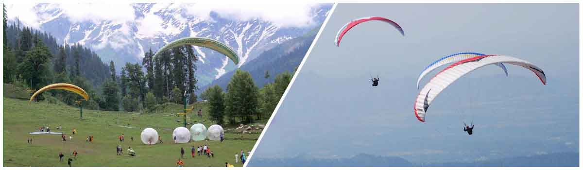 paragliding tour himachal